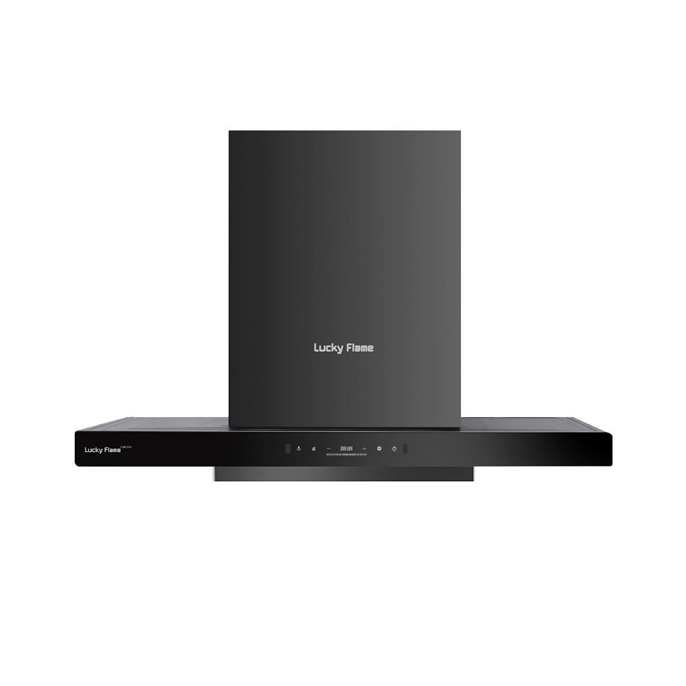 [จัดส่งพร้อมติดตั้ง] LUCKY FLAME เครื่องดูดควันกระโจม RG-911T(NB) 90 ซม. จัดส่งโดย HomePro