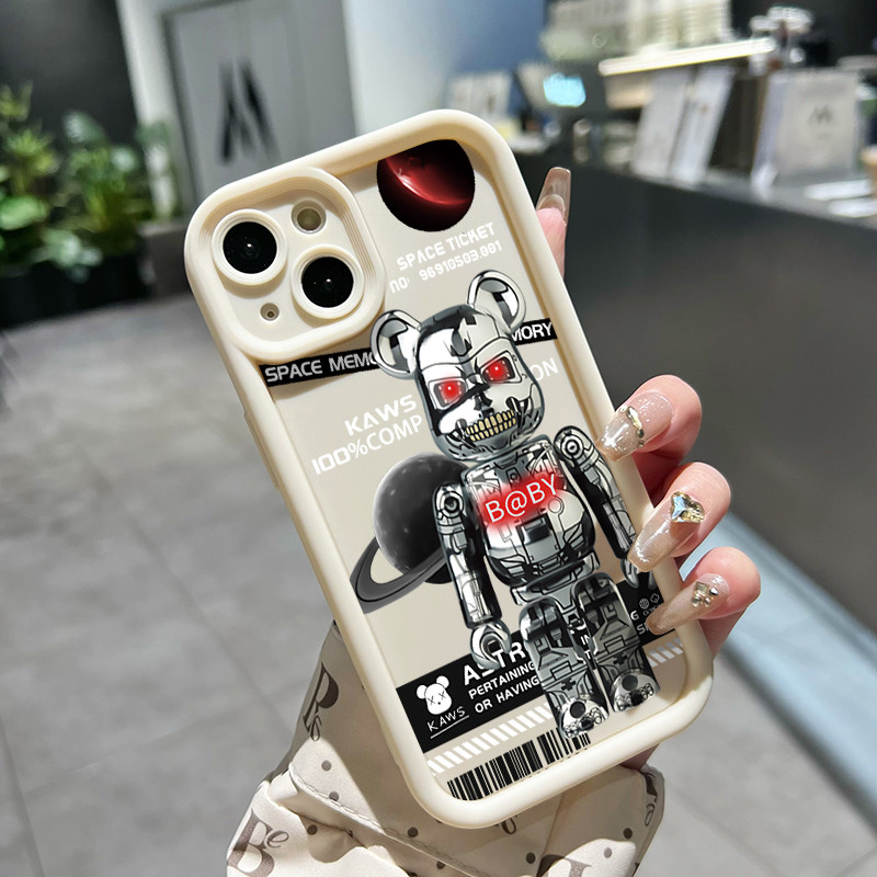 เคสสำหรับ Xiaomi Redmi 13C POCO C65 เคสซิลิโคนนิ่มกันกระแทกแฟชั่นเคสโทรศัพท์หมีรุนแรงใหม่ - รูปที่ 2