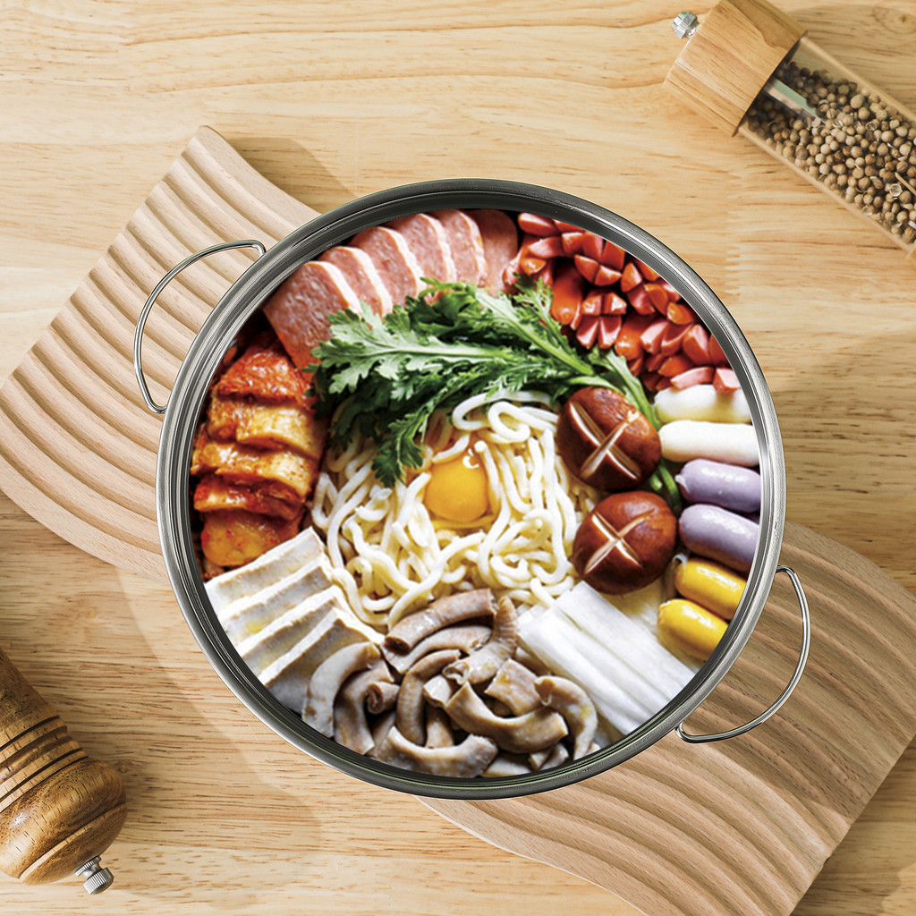 Utensils หม้อไฟ ต้มยำ หม้อต้มยำ หม้อจิ้มจุ่ม สแตนเลส ขนาด หม้อใส่ต้ม หม้อใส่แกง สแตนเลส - รูปที่ 3