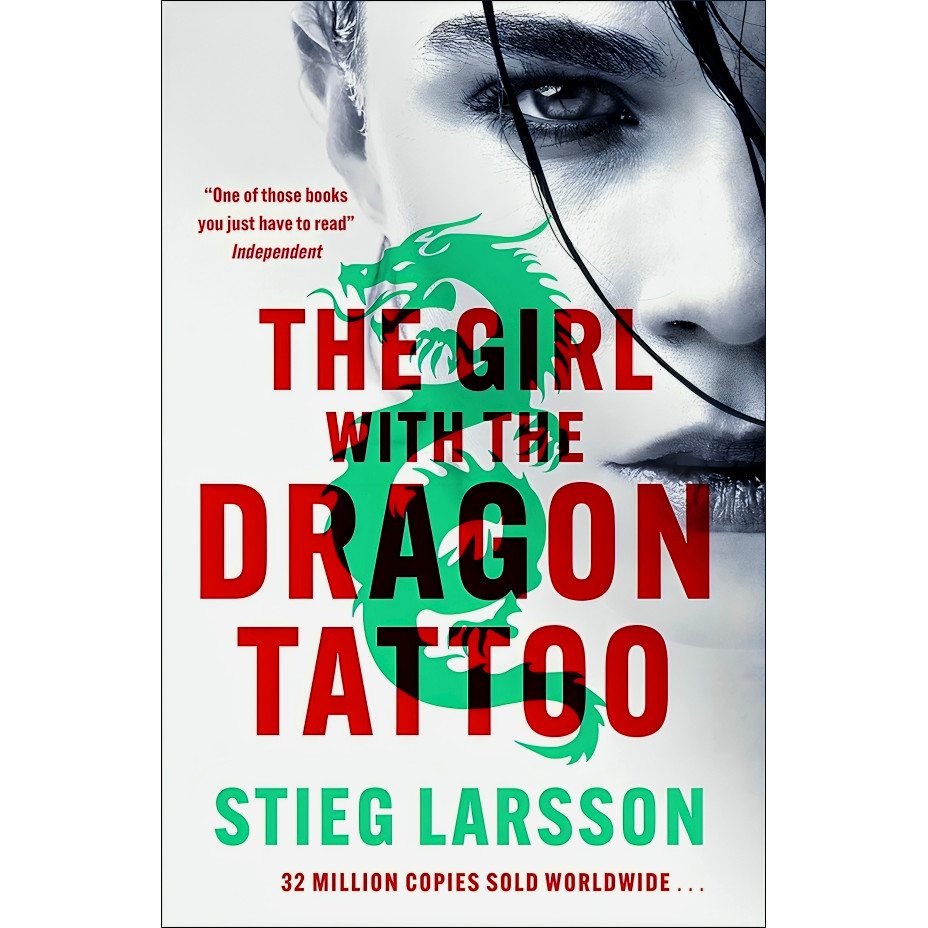 BBW หนังสือ THE GIRL WITH THE DRAGON TATTOO ISBNarna - 9781529432398