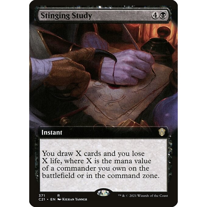 [Commander 2021] - [C21] - (R) - [Stinging Study] - [2021]