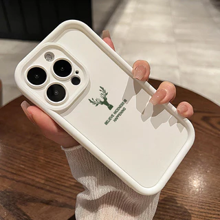 เคสสำหรับ iPhone X Xs Xr Xs Max เคสมือถือกันกระแทกหัวกวางกรอบซิลิโคนนิ่มกันรอยนิ้วมือ