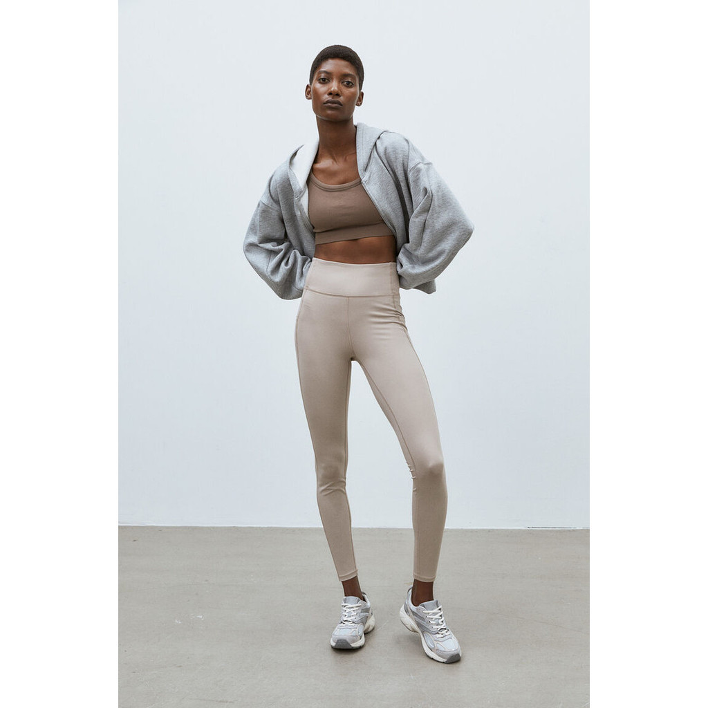 H&M Woman DryMove™ Pocket-detail sports tights 1115511_2