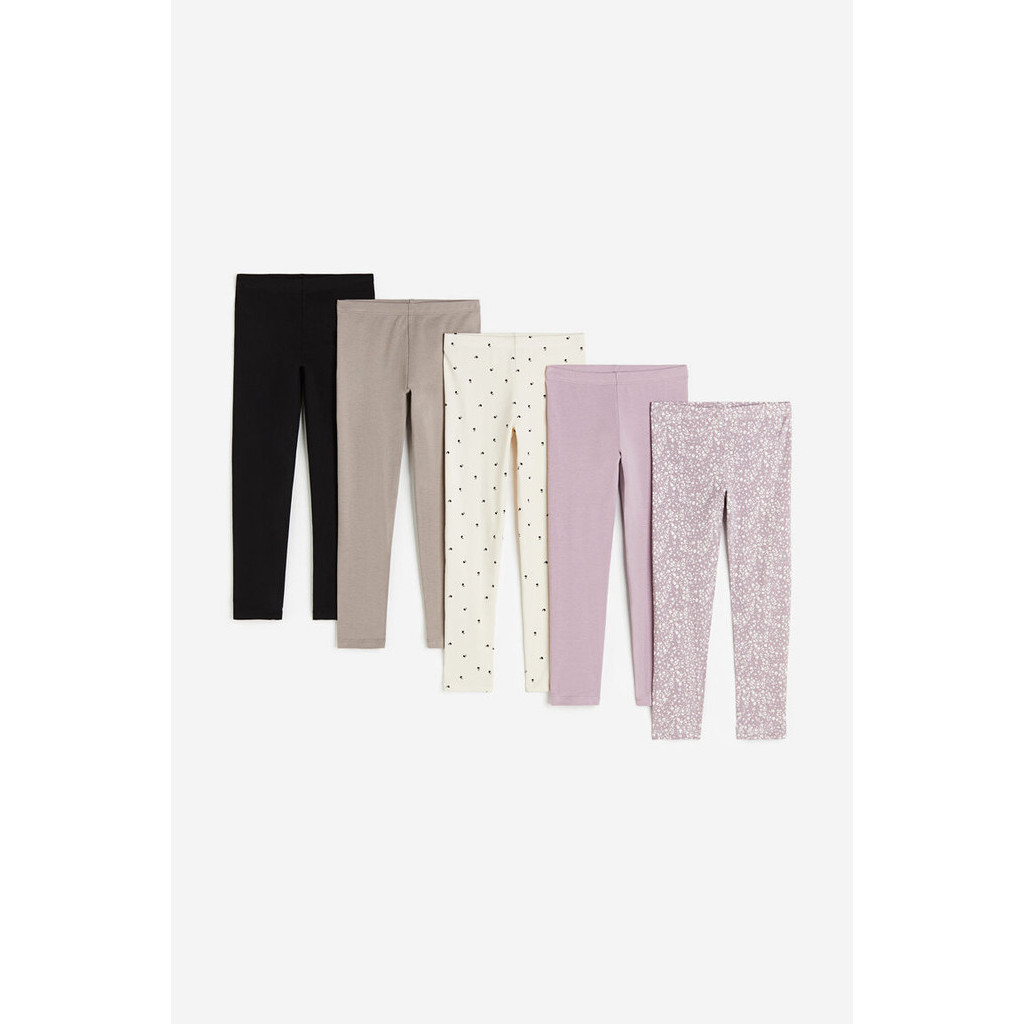H&M Girl 5-pack jersey leggings 0750528_40