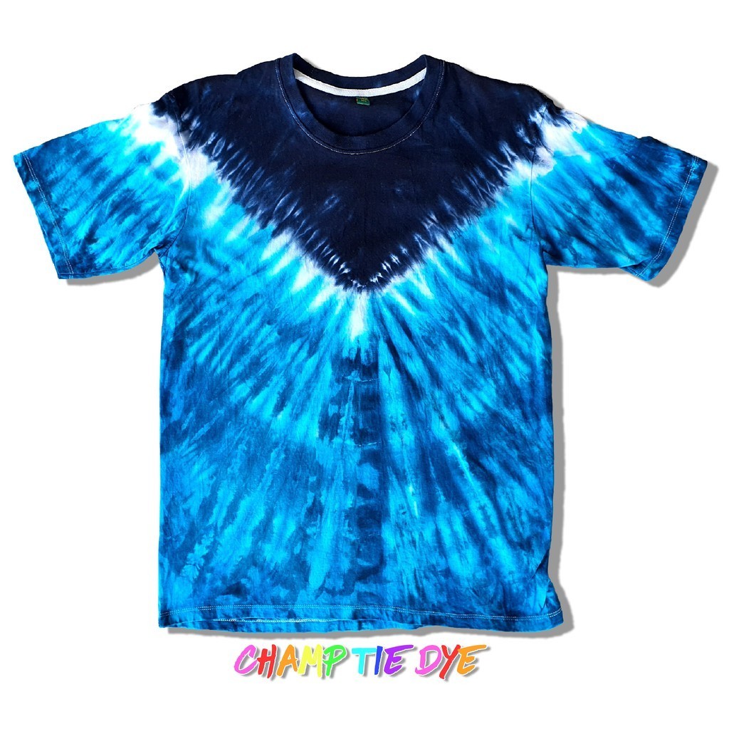 เสื้อมัดย้อม คอกลม ชุดคู่ ใส่เที่ยว ผ้าฝ้าย โอเวอร์ไซส์ Tie Dye Oversized T-shirt cotton100% unisex