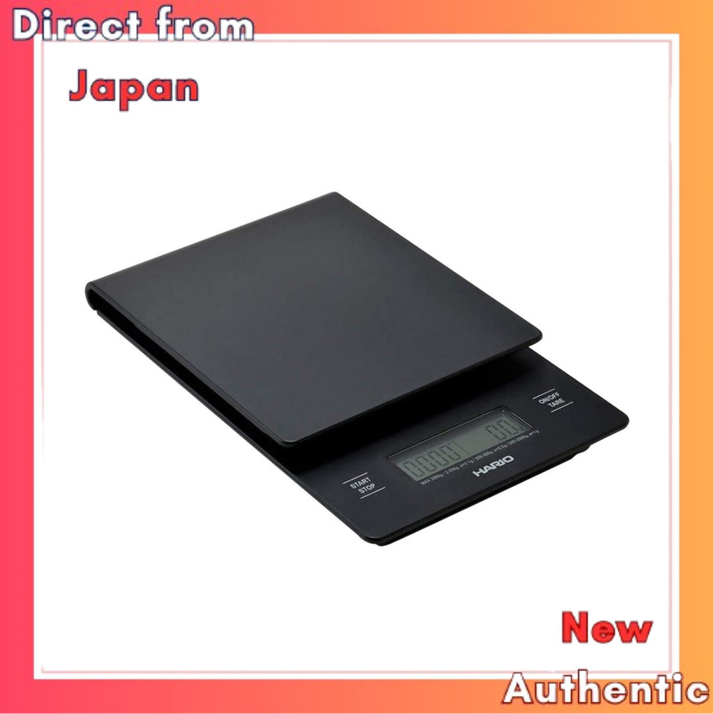 HARIO V60 Drip Scale Black Coffee Scale Measuring Present Gift VSTN-2000B black VSTN-2000B สินค้าแท้