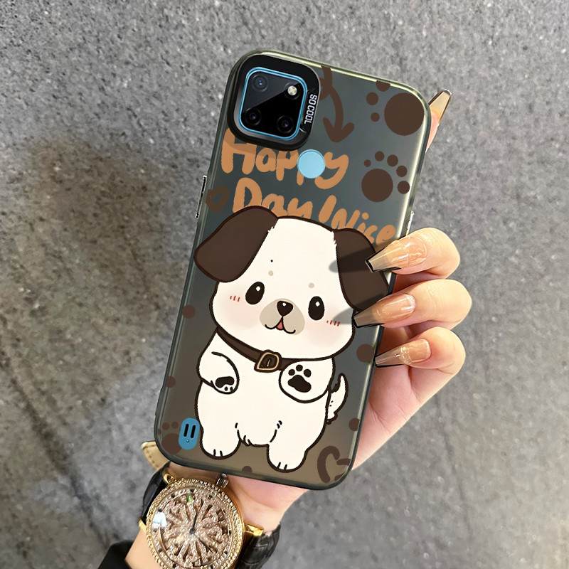 เคสสำหรับ Realme C21Y C25Y C21 C12 C25 C25s C15 C11 2020 Narzo 20 30A 50A เคสโทรศัพท์สุนัขสัตว์เลี้ยง