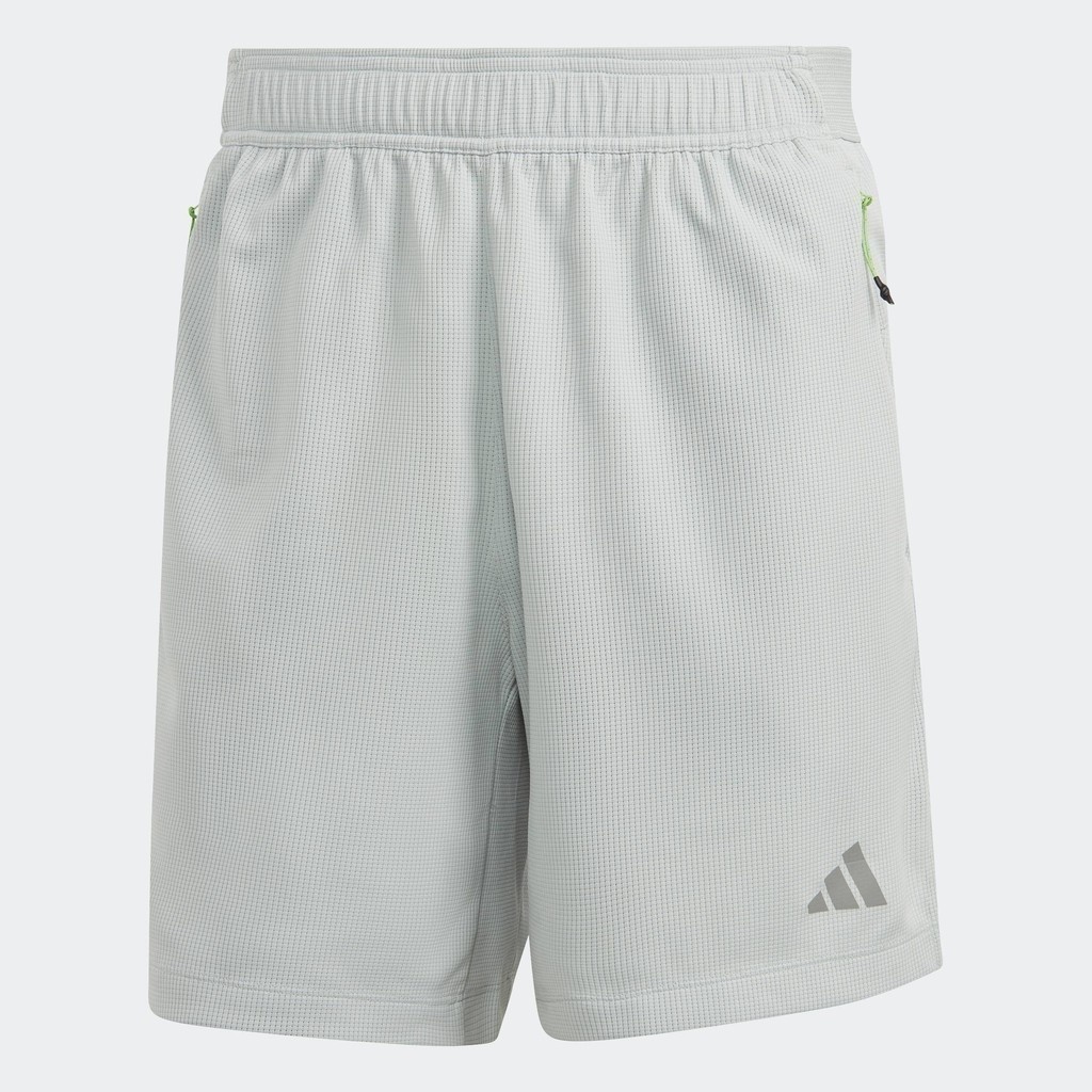 adidas เทรนนิง กางเกงเทรนนิงขาสั้น HIIT ผู้ชาย สีเทา IM1107