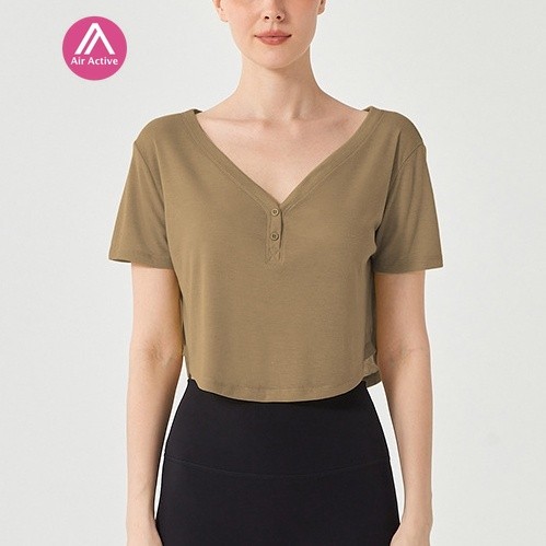 เสื้อยืดแขนสั้นลําลอง ระบายอากาศได้ดี สไตล์สปอร์ต