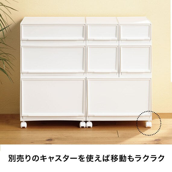 NITORI กล่องเก็บของพลาสติกอเนกประสงค์ ขนาดกว้าง M รูปที่ 3