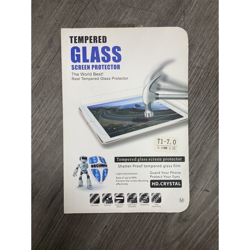 พร้อมส่ง🔥ฟิล์มกระจกนิรภัย หัวเว่ย Huawei T1 7.0” /T2 7.0” /T3 8.0” /T3 10.0” /T3 10.1” /M2 7.0” /M3 