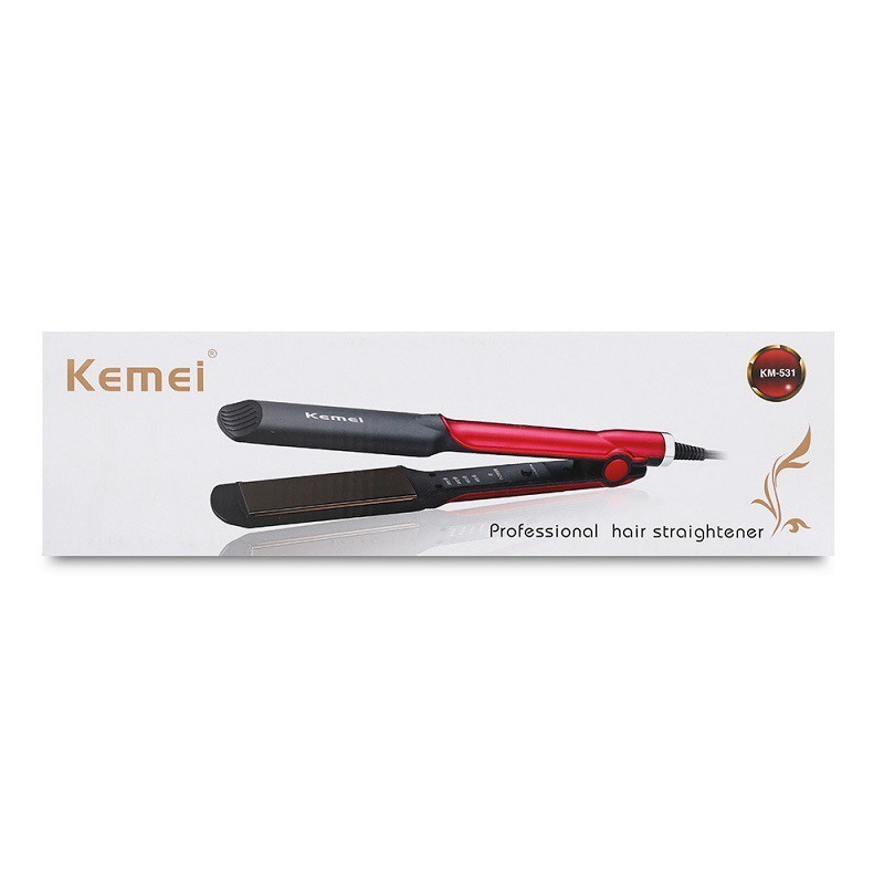 พร้อมส่ง🚚KM-531 Kemei ที่หนีบผม ทำผมตรงหรือลอน เครื่องหนีบผม อุปกรณ์ทำผมม้วนผม