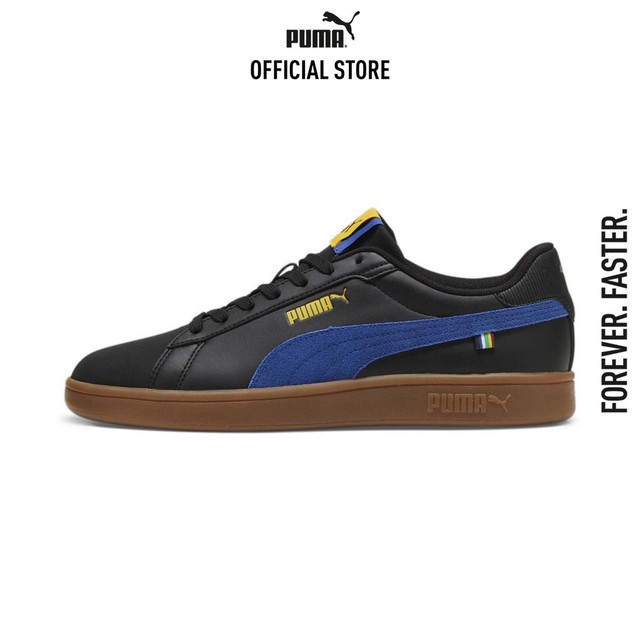 PUMA BASICS - รองเท้าผ้าใบยูนิเซ็กซ์ Puma Smash 3.0 Football24 สีดำ - 39614702