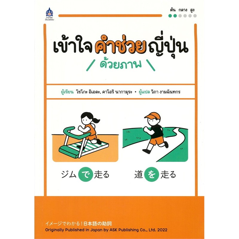 หนังสือ เข้าใจคำช่วยญี่ปุ่นด้วยภาพ โดย: โชโกะ อิเอดะ,คาโอริ นากามุระ สนพ: ภาษาและวัฒนธรรม สสท. BK03