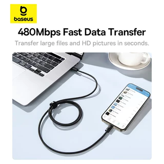Baseus สายชาร์จเร็ว รุ่น Dynamic Series 4 Fast Charging Data Cable แบบ Type C to Type C 100W 1m, 2m