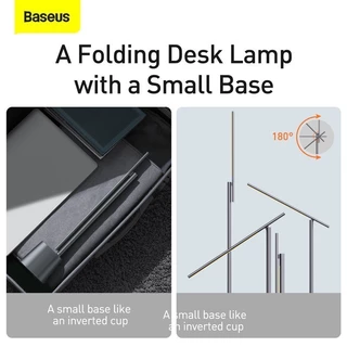 Baseus โคมไฟตั้งโต๊ะ รุ่น Smart Eye Series Charging Folding Reading Desk Lamp