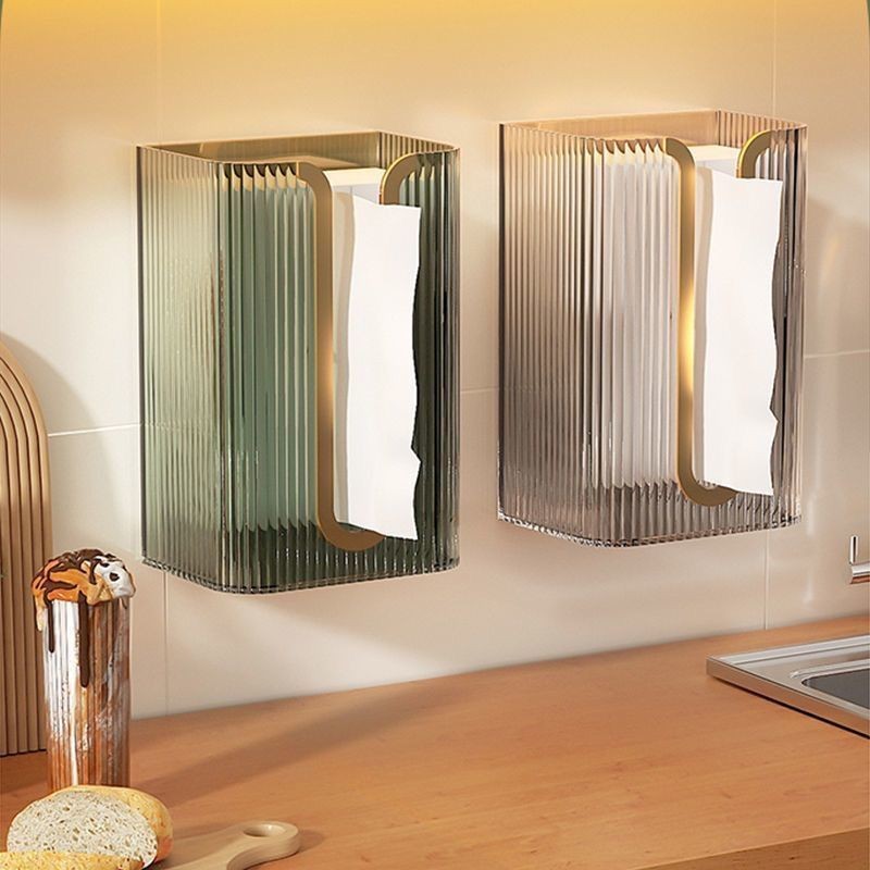 🍌กล่องกระดาษทิชชูติดผนัง รูปตัว U สําหรับใส่หน้ากาก กระดาษทิชชู่ ในห้องครัว ห้องน้ำ Banana Bakery - รูปที่ 7