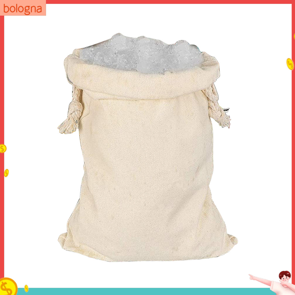 [Bologna] ถุงน้ําแข็งบด ผ้าฝ้ายธรรมชาติ ความจุขนาดใหญ่ สําหรับห้องครัว - รูปที่ 5