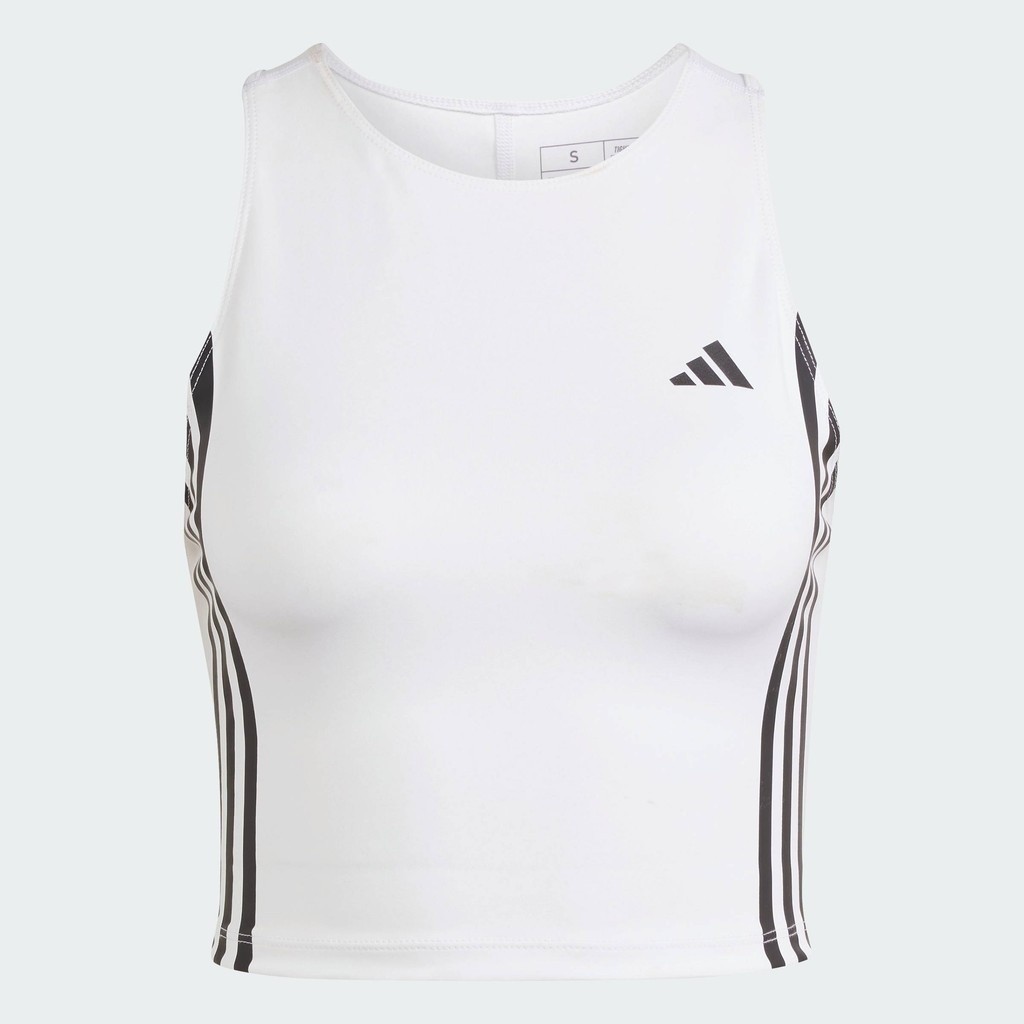 adidas Running Own the Run 3-Stripes Tank Top Women White IN1438