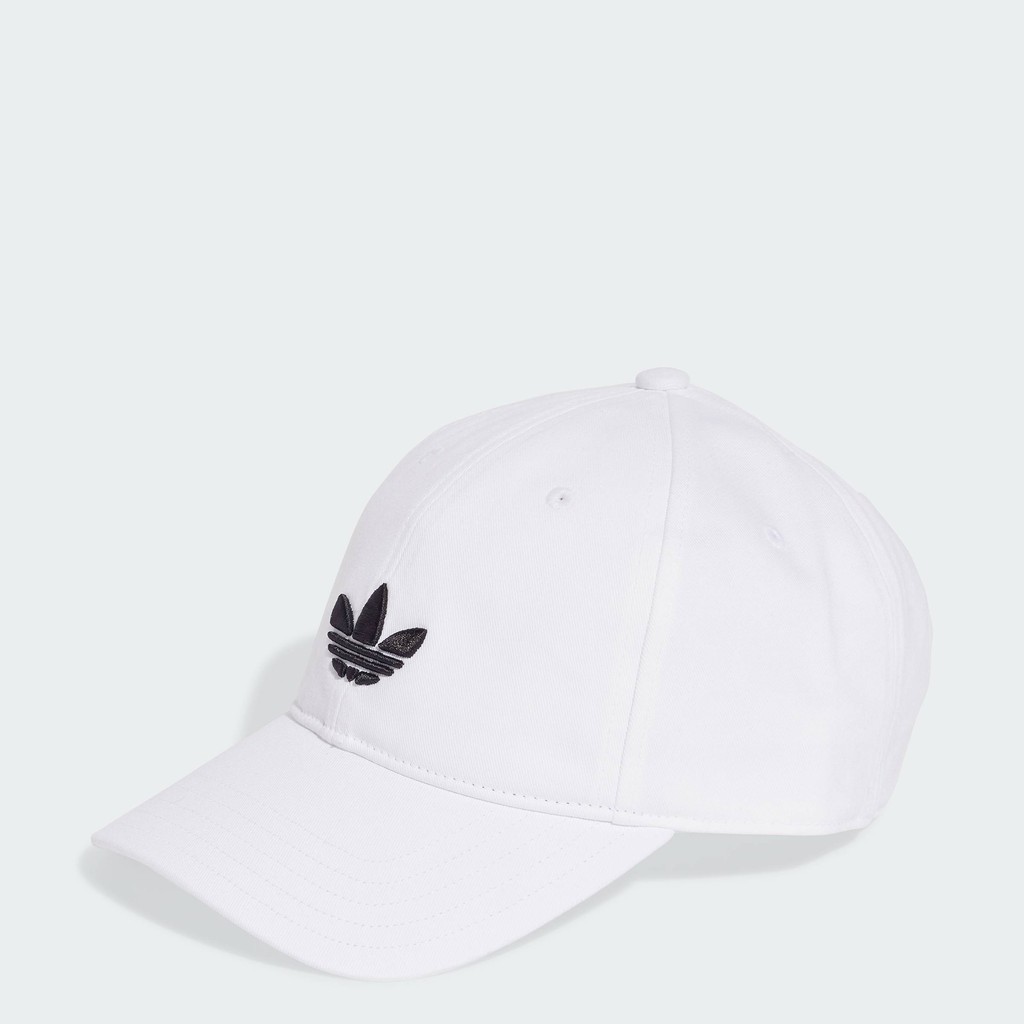 adidas Lifestyle Adicolor Classic Trefoil Baseball Cap Unisex White JC6025