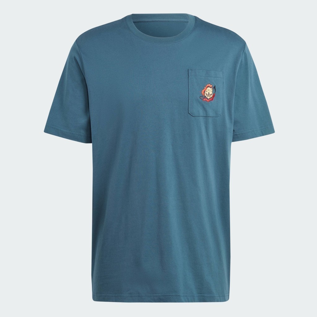 adidas Lifestyle Leisure Note Tee Men Turquoise IS2919