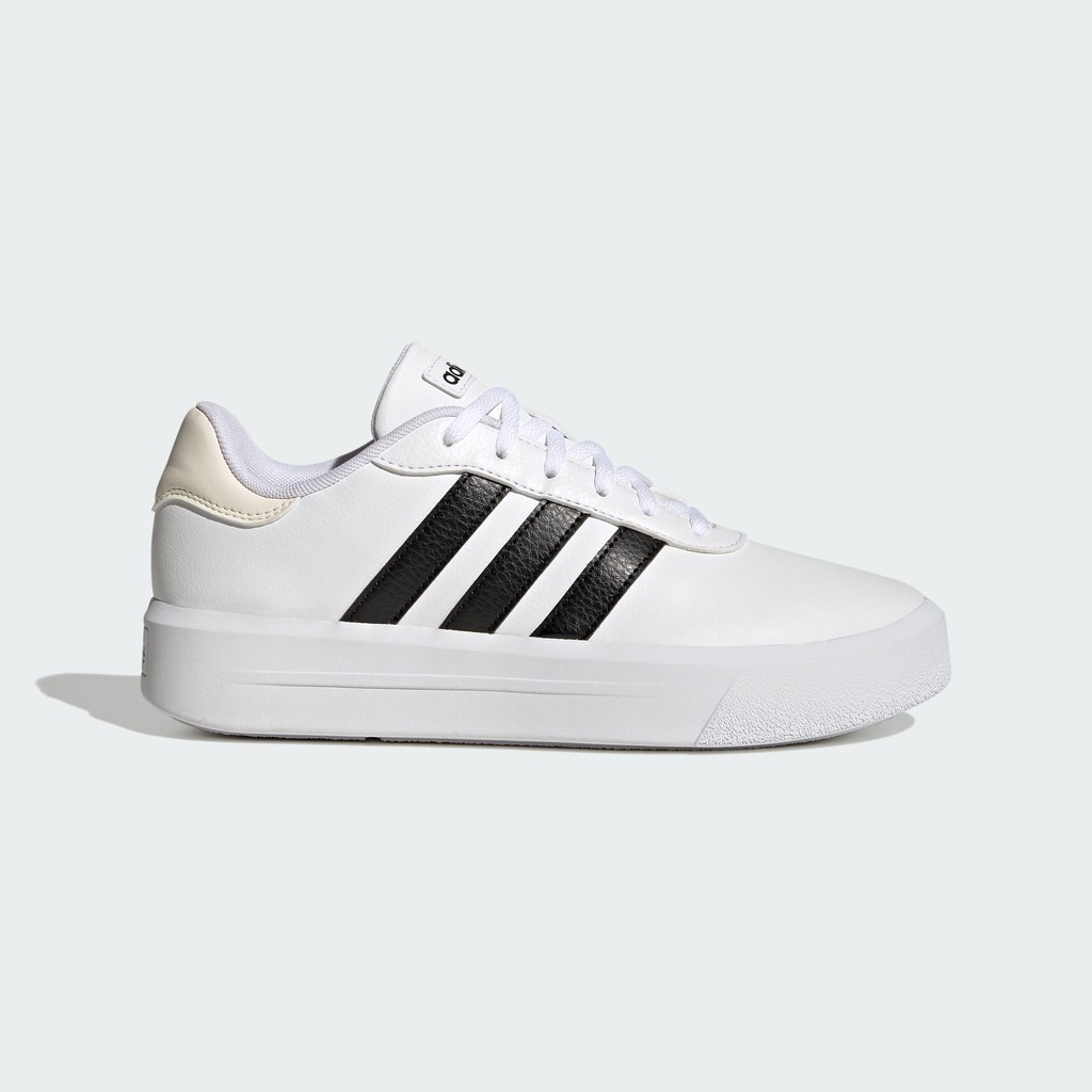 adidas สเกตบอร์ด & ไลฟ์สไตล์ รองเท้าพื้นหนา Court ผู้หญิง สีขาว HQ4532