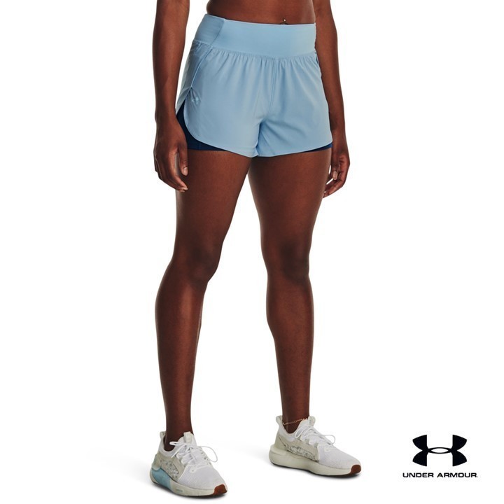 Under Armour กางเกงขาสั้น UA Flex Woven 2-in-1 สำหรับผู้หญิง