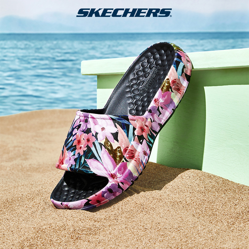 Skechers สเก็ตเชอร์ส รองเท้าแตะ ผู้หญิง Foamies Sandals - 111328-BKMT