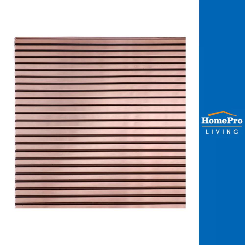 HomePro แผ่นโพลีคาร์บอเนตแบบใส 122x244x0.57 ซม. สีน้ำตาลเข้ม แบรนด์ SUNSHIELD