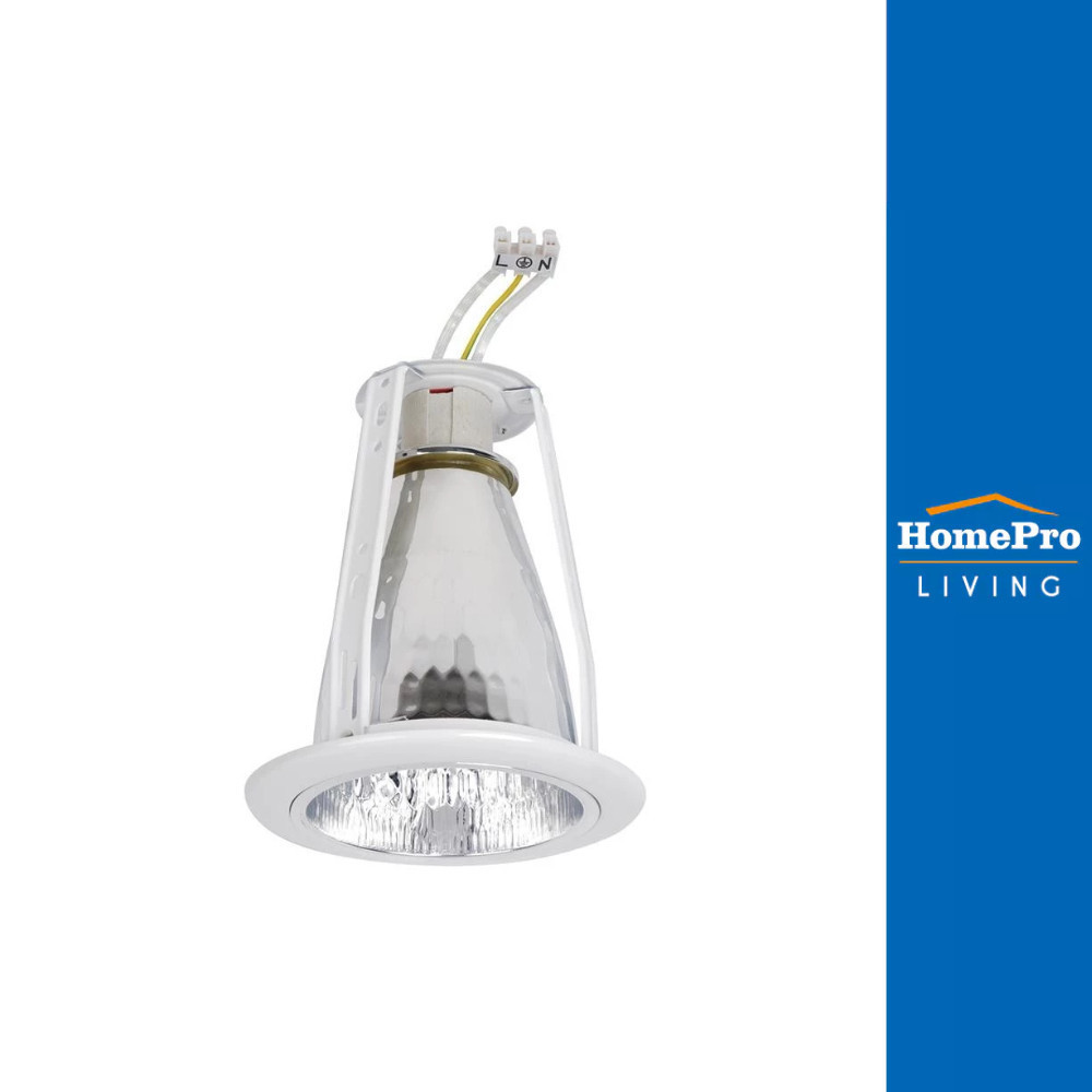 HomePro ดาวน์ไลท์ CARINI LD0140 4 นิ้ว สีขาว กลม แบรนด์ CARINI