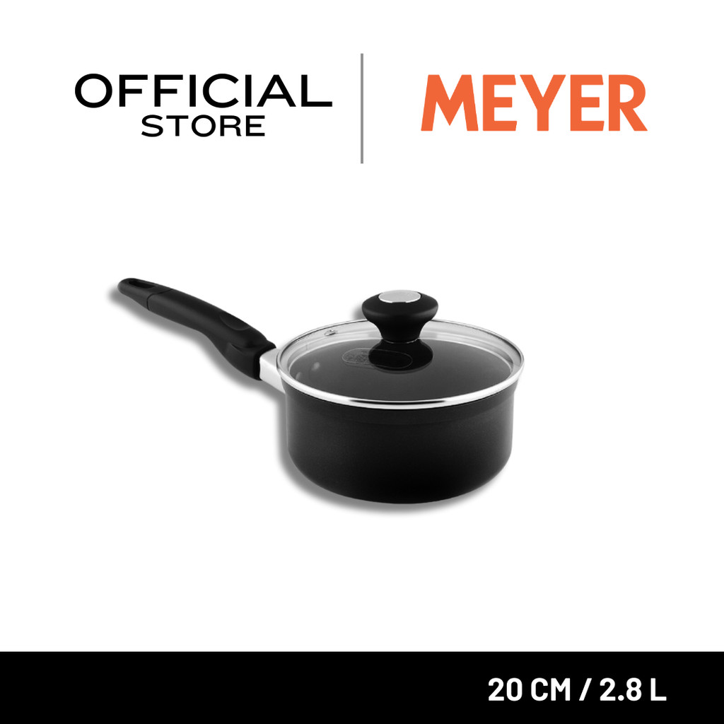 MEYER COOK 'N LOOK INDUCTION 20cm / 2.8L หม้อด้าม หม้อเคลือบ หม้อทำอาหาร มีฝาปิด(18886-C)