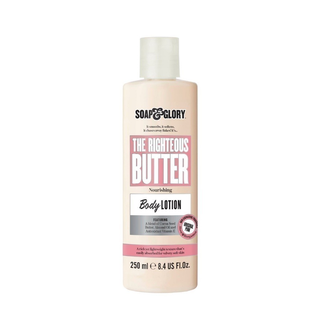 Soap & Glory โซพ แอนด์ กลอรี่ เดอะ ไรท์เทียส บัทเทอร์ นูริชชิ่ง บอดี้ โลชั่น 250 มล.