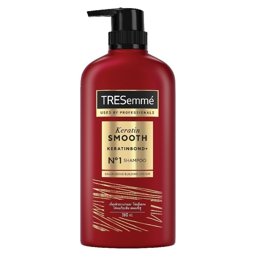 Tresemme เทรซาเม่ แชมพู เคราตินสมูท 380 มล.