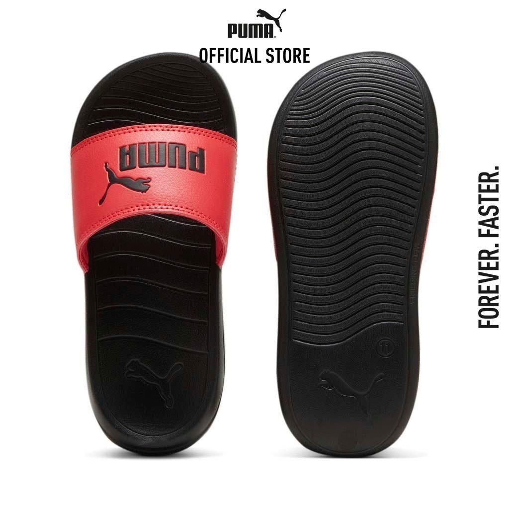 PUMA KIDS - รองเท้าแตะเด็ก Popcat 20 สีแดง - FTW - 37231336