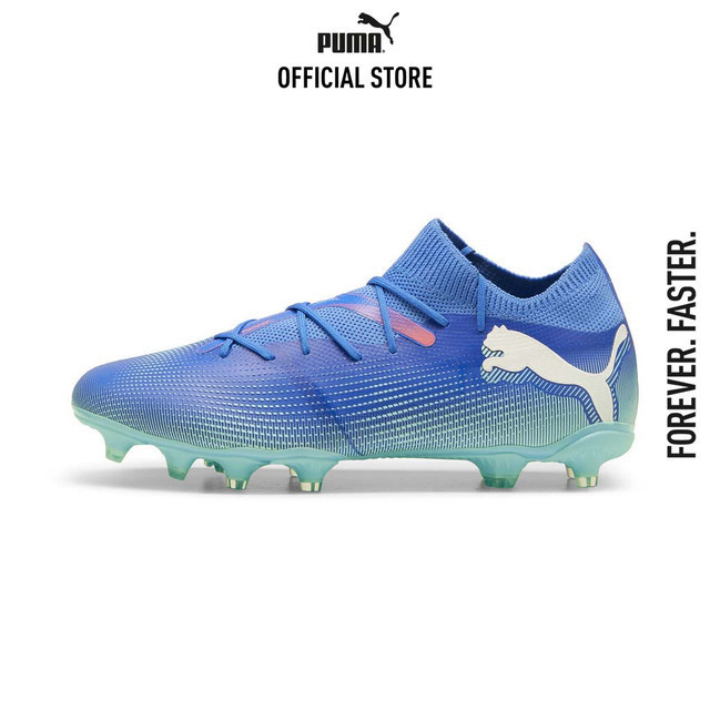 PUMA FOOTBALL - รองเท้าฟุตบอล FUTURE 7 Match FG/AG สีฟ้า 10793101