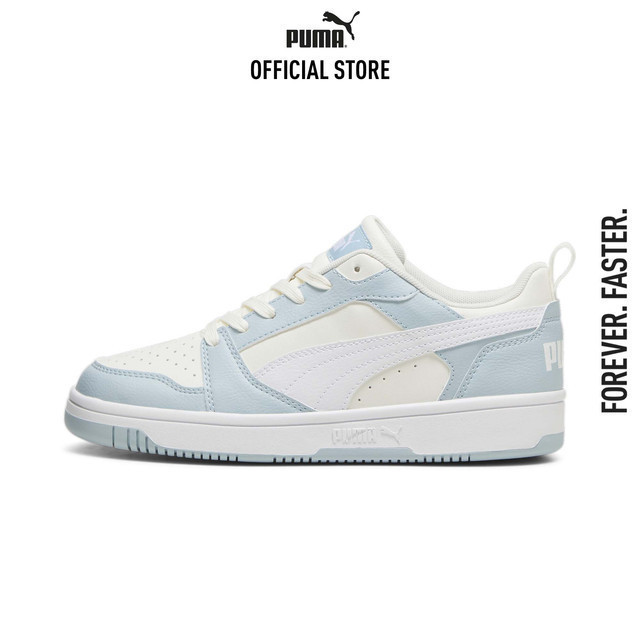 PUMA BASICS - รองเท้าผ้าใบข้อต่ำ Rebound V6 สีฟ้า 39232828