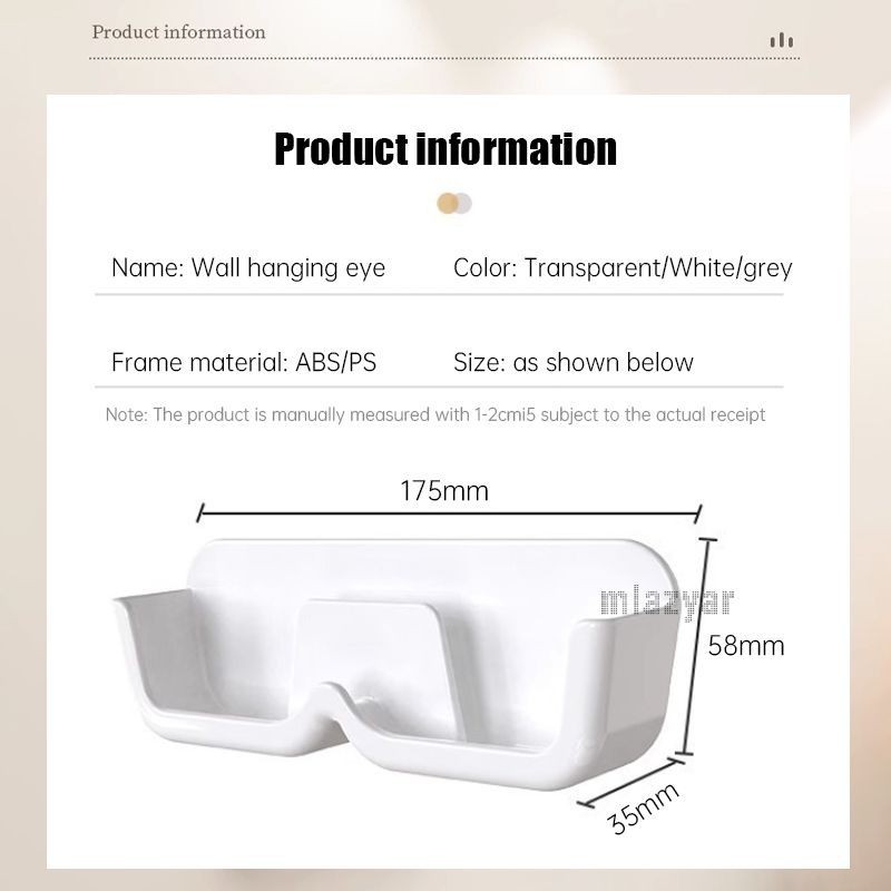 😍COD😍1 ชิ้น ชั้นเก็บแว่นตา ติดผนัง แว่นกันแดด แว่นตากันแดด แสดง อุปกรณ์ประกอบฉาก สายตาสั้น กรอบแว่นตา ชั้นวางแสดง - รูปที่ 7