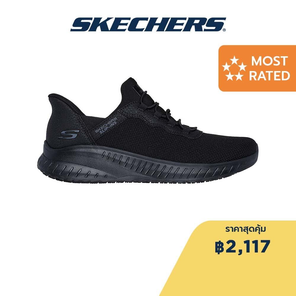 Skechers สเก็ตเชอร์ส รองเท้าผู้หญิง Women Squad Chaos SR Works Shoes - 108194-BLK - Air-Cooled Memory Foam