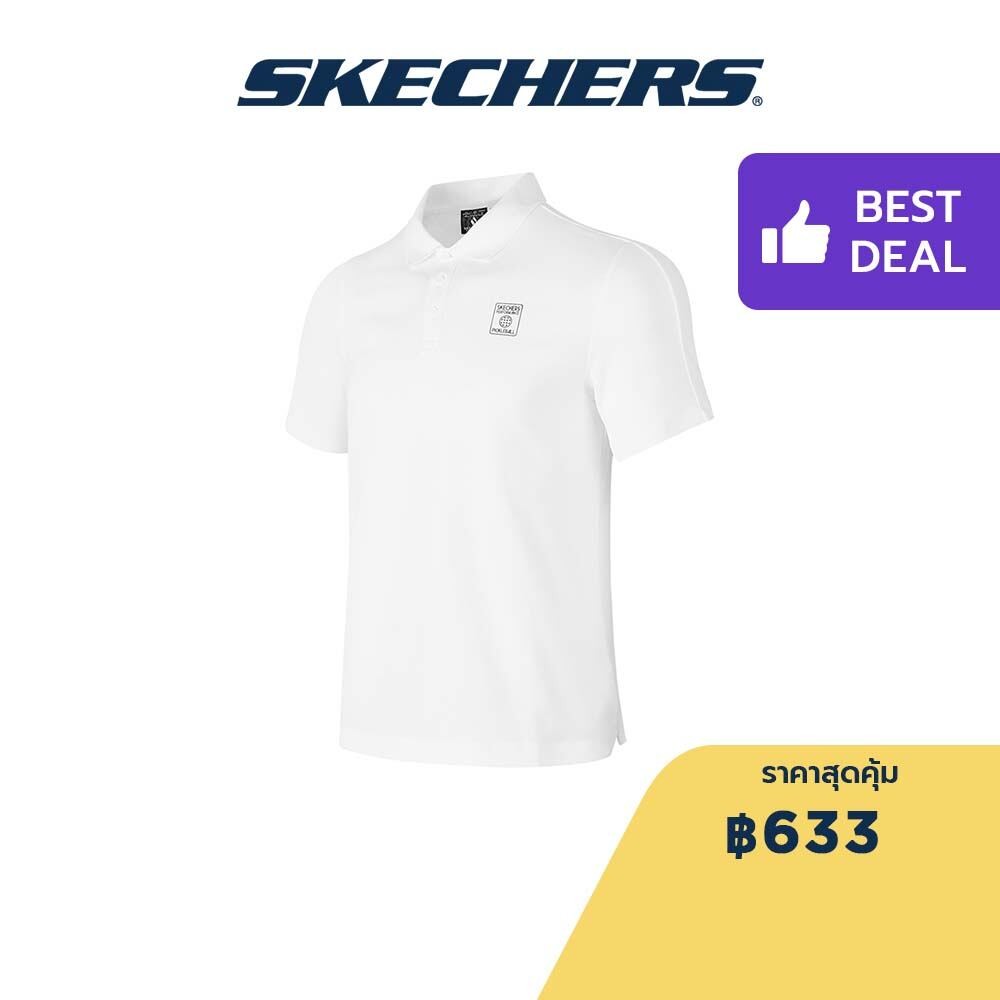 Skechers สเก็ตเชอร์ส เสื้อโปโลผู้ชาย Men Polo Apparel - P324M018-0019
