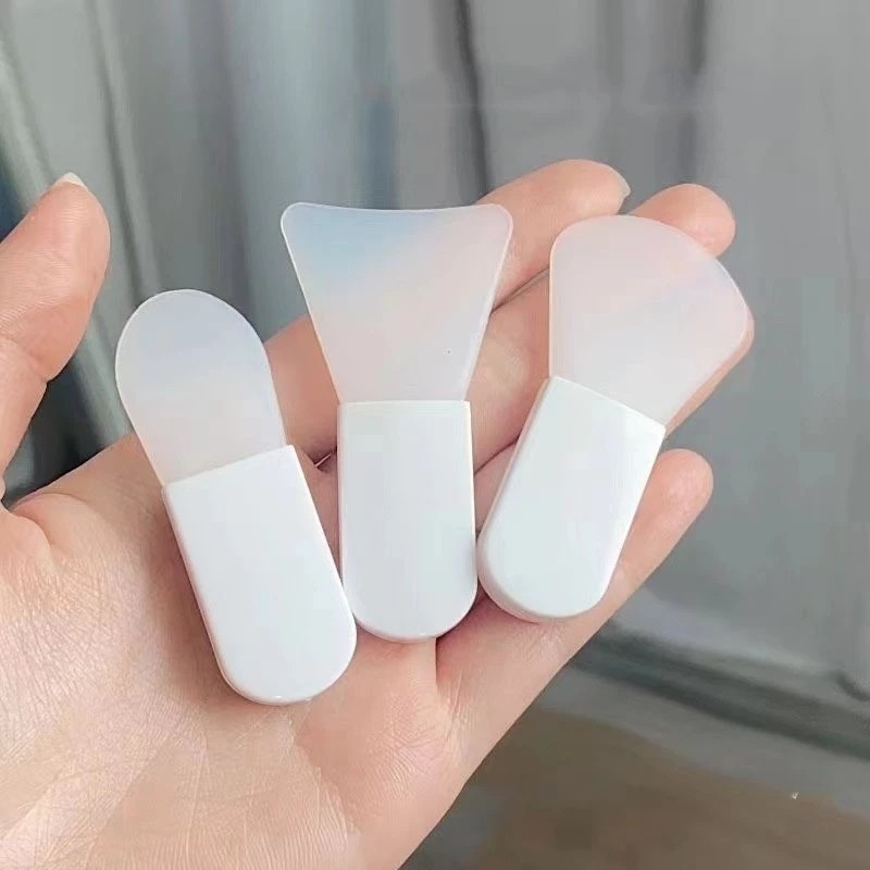 elegantedge Portable Mini Beauty Skincare แปรงมาส์กซิลิโคน แปรงแต่งหน้ารอยเปื้อนบนใบหน้า