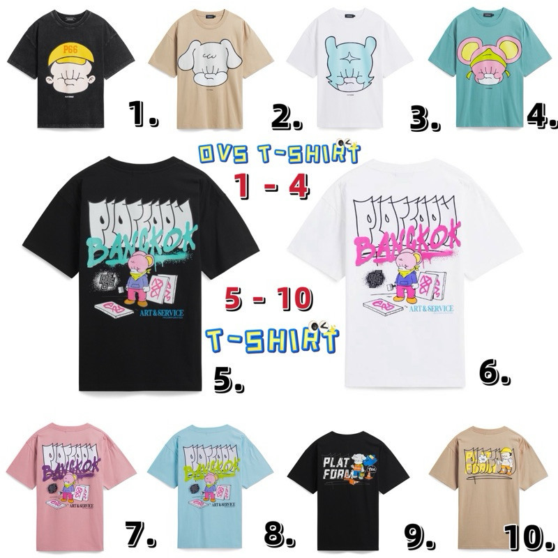 [พร้อมส่ง แท้💯] เสื้อยืด PLATFORM66 x 2Choey TEE.