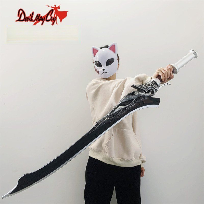 Cosplay ดาบซามูไร Toy ดาบโซโล โมเดลดาบพิฆาตอสูรของแท้เนโร.ราชินีสีแดงเข้ม.ปีศาจร้องไห้5.อุปกรณ์เกมยาง ZMYF