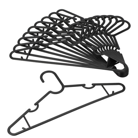 NITORI HANGER NW-BK 10P W39.3 x D0.5 x H19cm