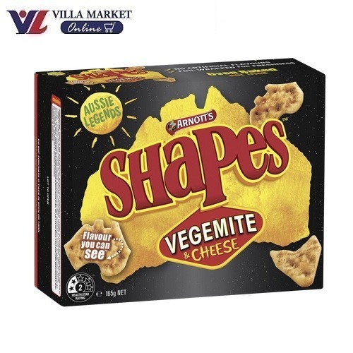 Arnott'S Shapes Vegemite & Cheese 165G
