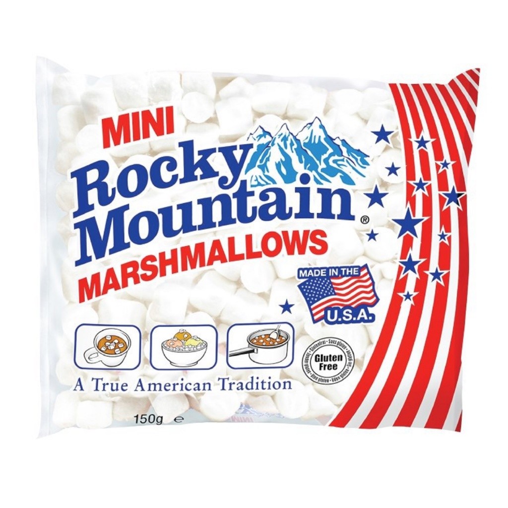 Rocky Mountain Marshmallow Mini 150G ร็อคกี้เมาท์เทนมินิมาร์ชแมลโลรสครีม 150กรัม