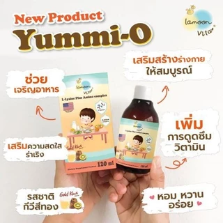 Lamoon วิตามินเสริมภูมิ Immushi วิตามินกินเก่ง YummiO สำหรับเด็ก 1ขวบขึ้นไป แพค 3 ขวด จากละมุนเบบี้