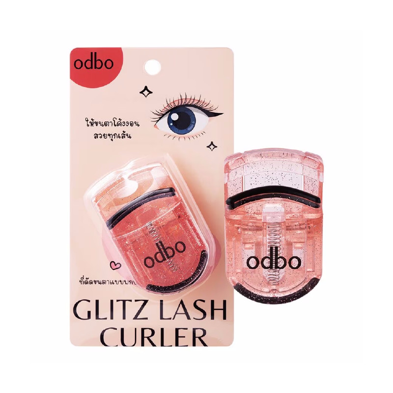 odbo Glitz Lash Curler โอดีบีโอ กลิตซ์ แลช ที่ดัดขนตา อย่างดี พร้อมยางสำรอง จับถนัดมือ