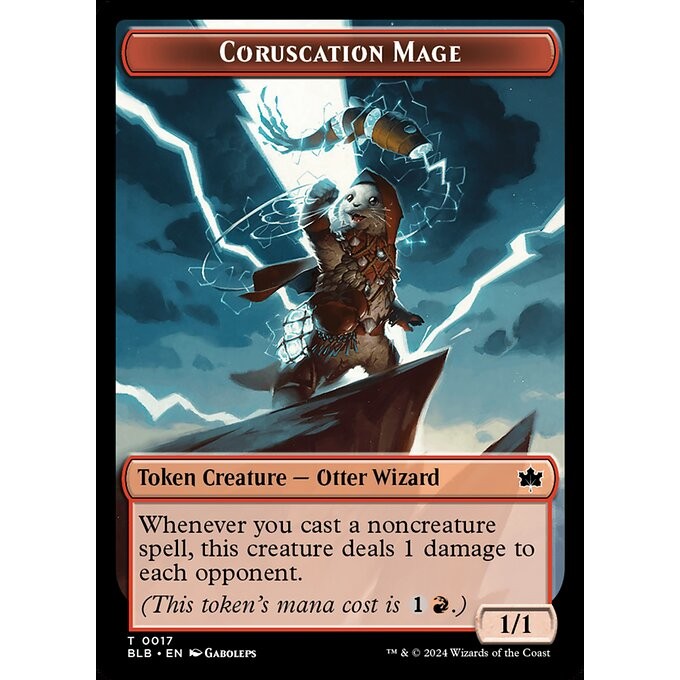 [Bloomburrow Tokens] - [TBLB] - (C) -[Coruscation Mage] -  [2024]