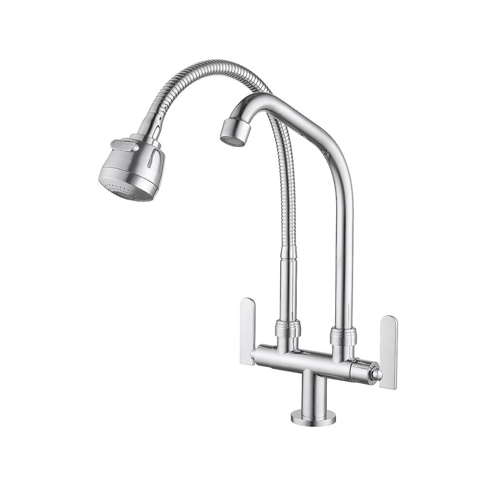 RASLAND ก๊อกซิงค์เดี่ยวเคาน์เตอร์ RASLAND RA DZ-1006 ก๊อกน้ำ ก๊อกซิงค์ SINK FAUCET RASLAND RA DZ-100