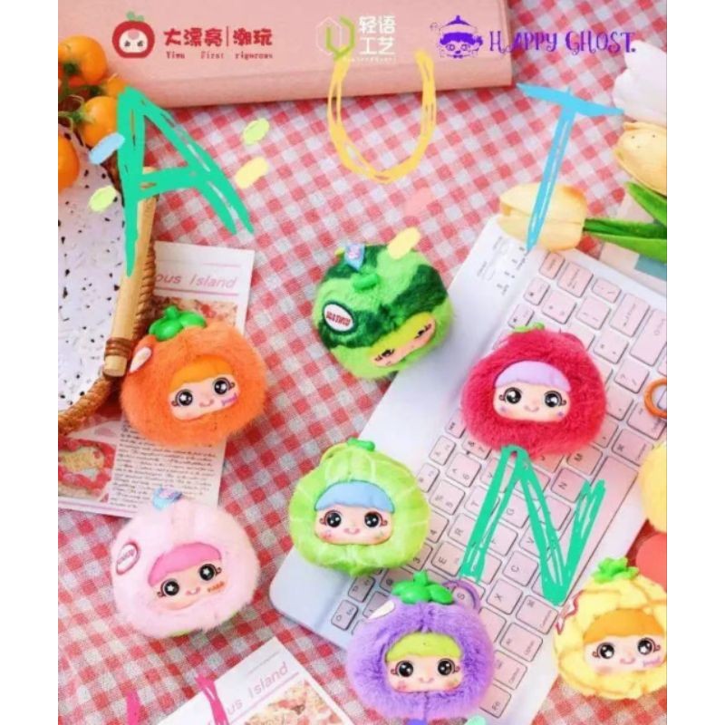 พร้อมส่ง YAYA FRUITพวงกุญแจผลไม้